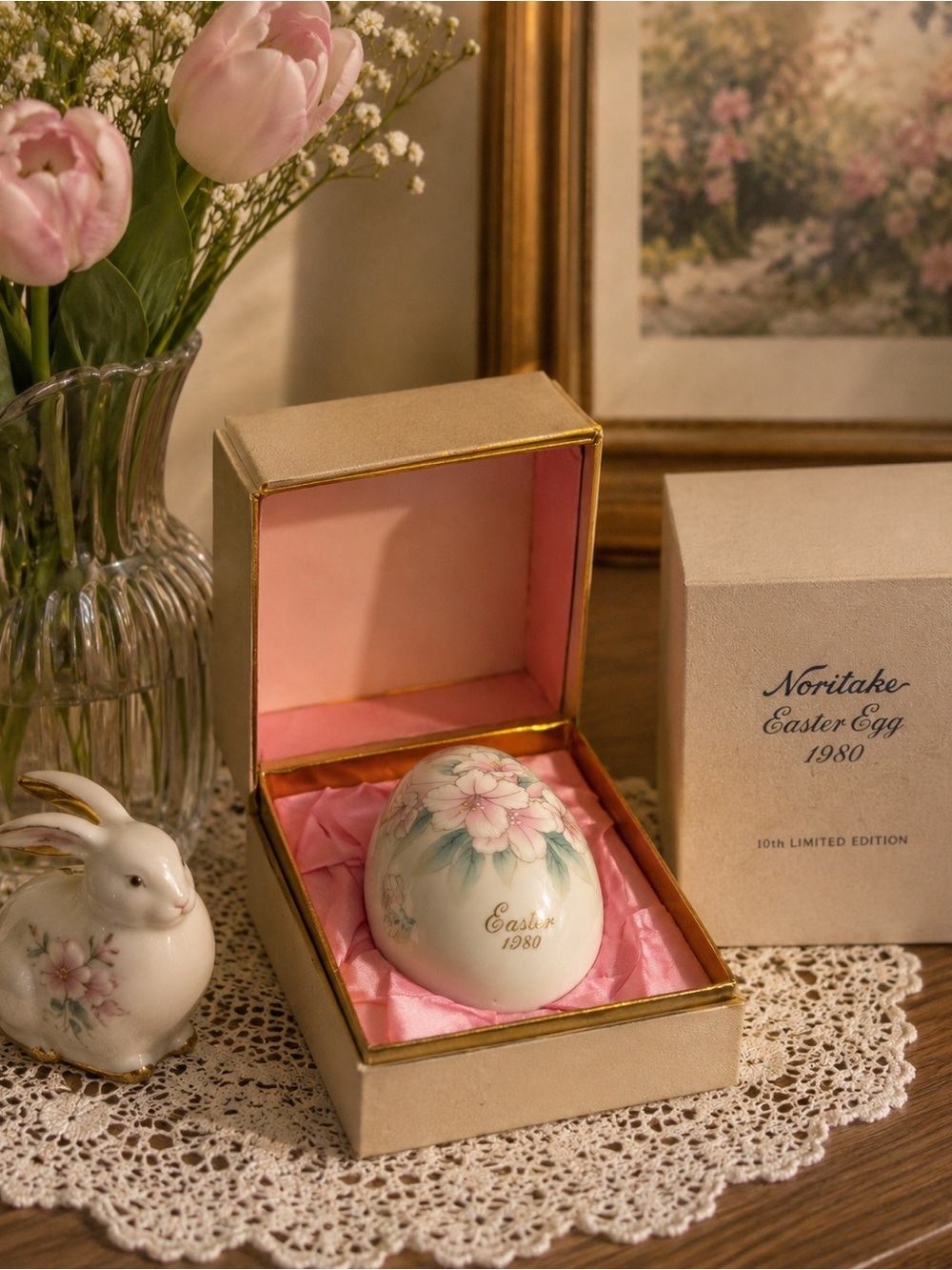 Noritake Easter Egg 1980 | 10th Limited Edition Japan | Vintage Collectible NIB